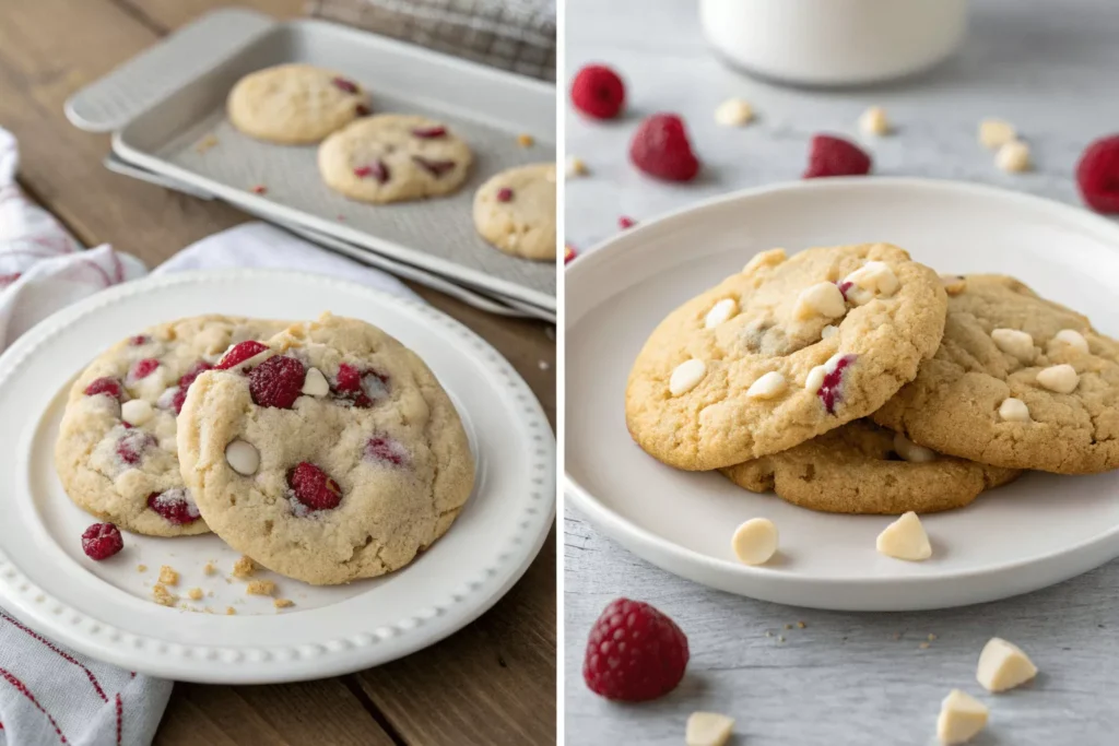 White Chocolate Raspberry Cookies 
